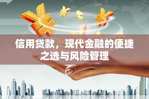 根河信用贷款，现代金融的便捷之选与风险管理