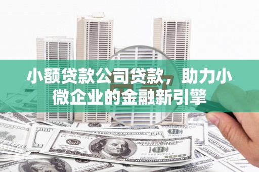 根河小额贷款公司贷款，助力小微企业的金融新引擎