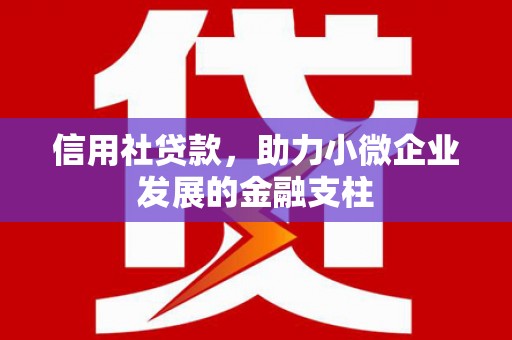 根河信用社贷款，助力小微企业发展的金融支柱