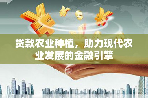 根河贷款农业种植，助力现代农业发展的金融引擎