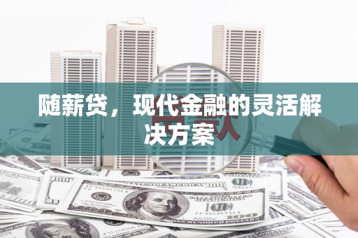 根河随薪贷，现代金融的灵活解决方案