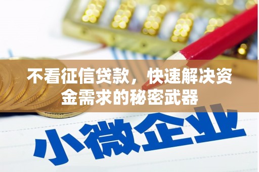 根河不看征信贷款，快速解决资金需求的秘密武器