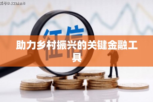 根河助力乡村振兴的关键金融工具