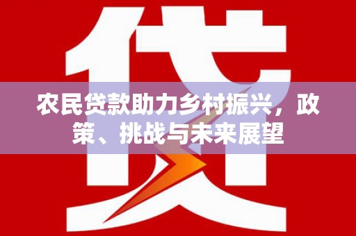 根河农民贷款助力乡村振兴，政策、挑战与未来展望