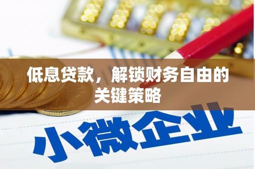 根河低息贷款，解锁财务自由的关键策略