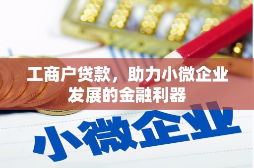 根河工商户贷款，助力小微企业发展的金融利器