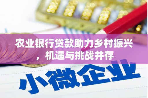 根河农业银行贷款助力乡村振兴，机遇与挑战并存